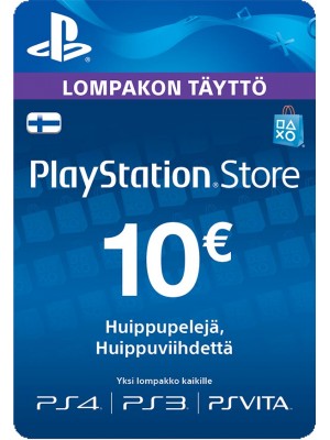PlayStation Network PSN Card 10€ (digitaalinen toimitus)