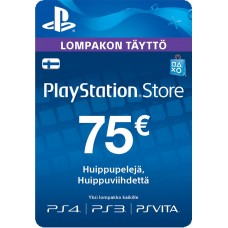 PlayStation Network PSN Card 75€ (digitaalinen toimitus)