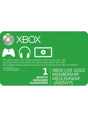 Xbox Live Gold 1 kk (digitaalinen toimitus)
