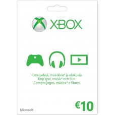 Xbox Live 10 Euron lahjakortti (digitaalinen toimitus)