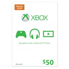 Xbox Live USA 50 Dollarin lahjakortti (digitaalinen toimitus)