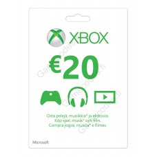 Xbox Live 20 Euron lahjakortti (digitaalinen toimitus)