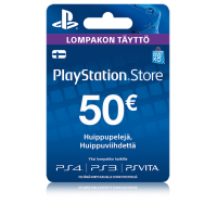 PlayStation Network PSN Card 50€ (digitaalinen toimitus)