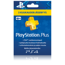 PlayStation Network PSN Plus 3 kk (digitaalinen toimitus)